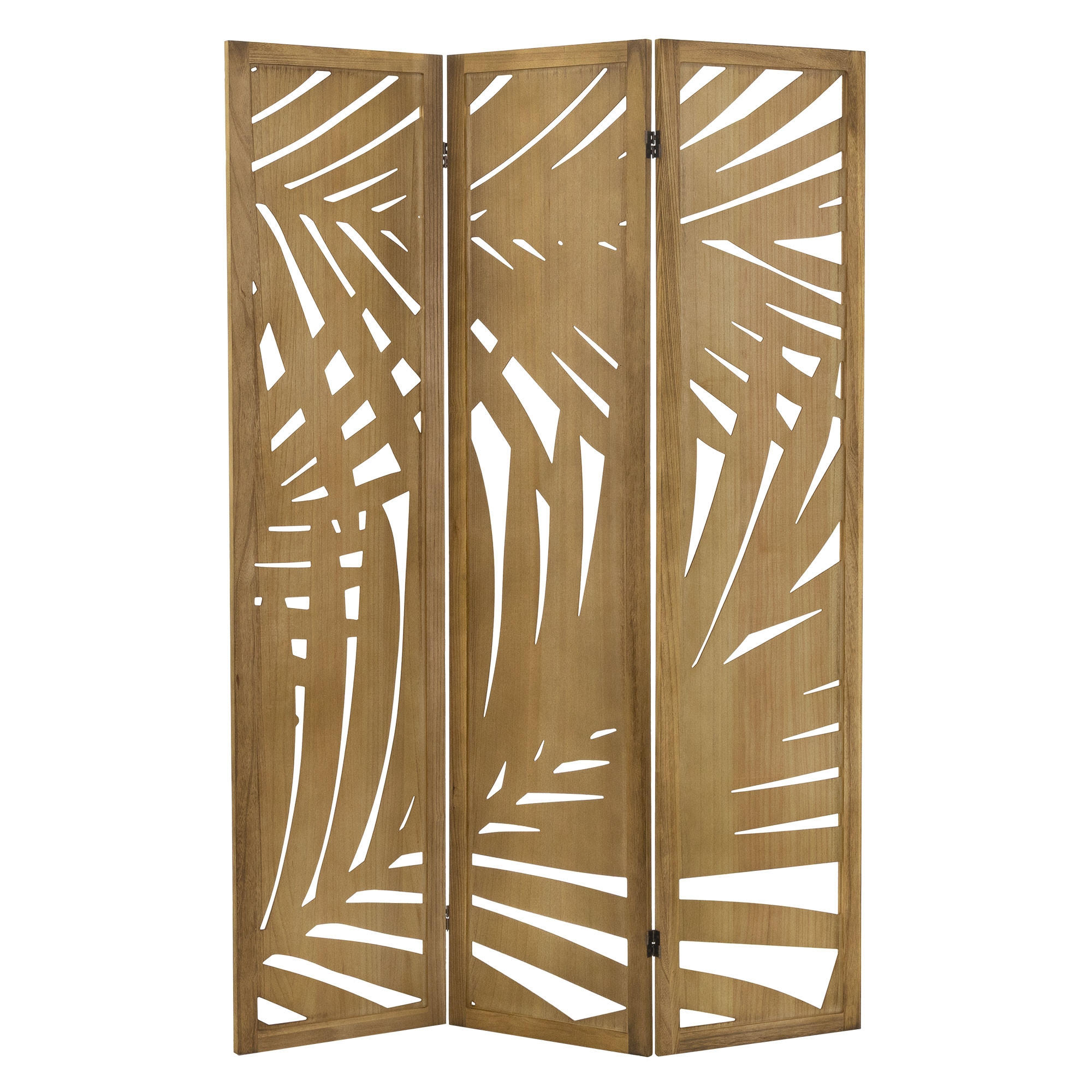ML-DESIGN PARAVÁN, 3dílný, Sapporo, 170 × 121 cm, přírodní, ze dřeva