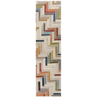 WOLLTEPPICH ESK, geometrisch, Florhöhe 10 mm, Bunt, 60 x 230 cm - Multicolor, Textil (60/230cm) - KADIMA DESIGN