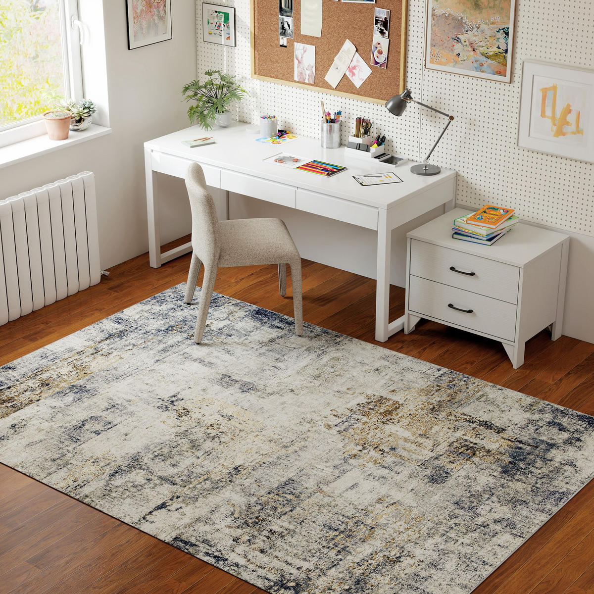 TEPPICH DE-08835 Grau - Grau, Textil (160/230cm) - ComfortXL