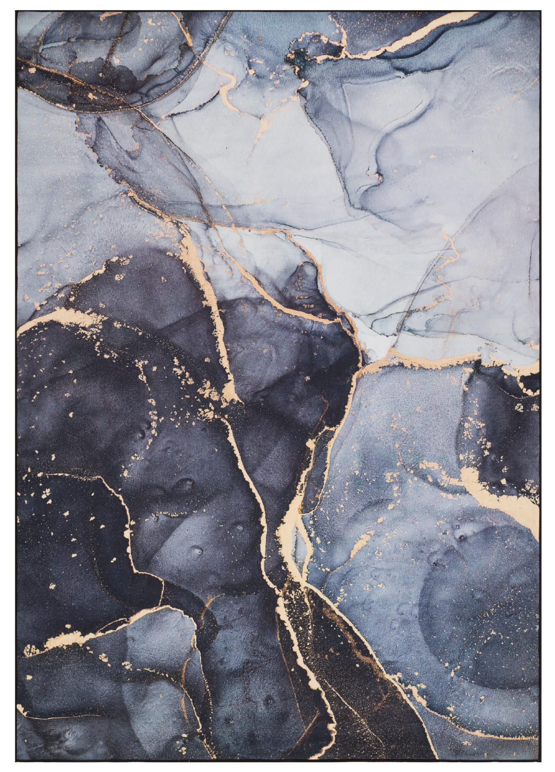 Tapiso Teppich Blaugrau 120x160 cm