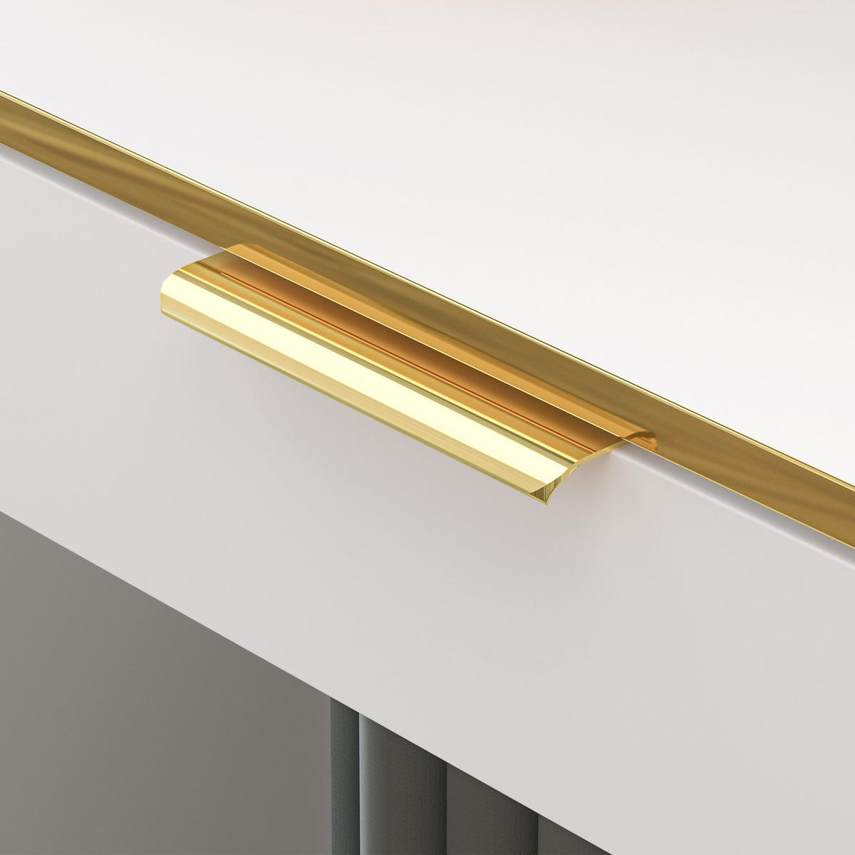 SCHREIBTISCH VELTI,Weiß - Weiß, Holzwerkstoff (40/100/79cm) - KONSIMO®