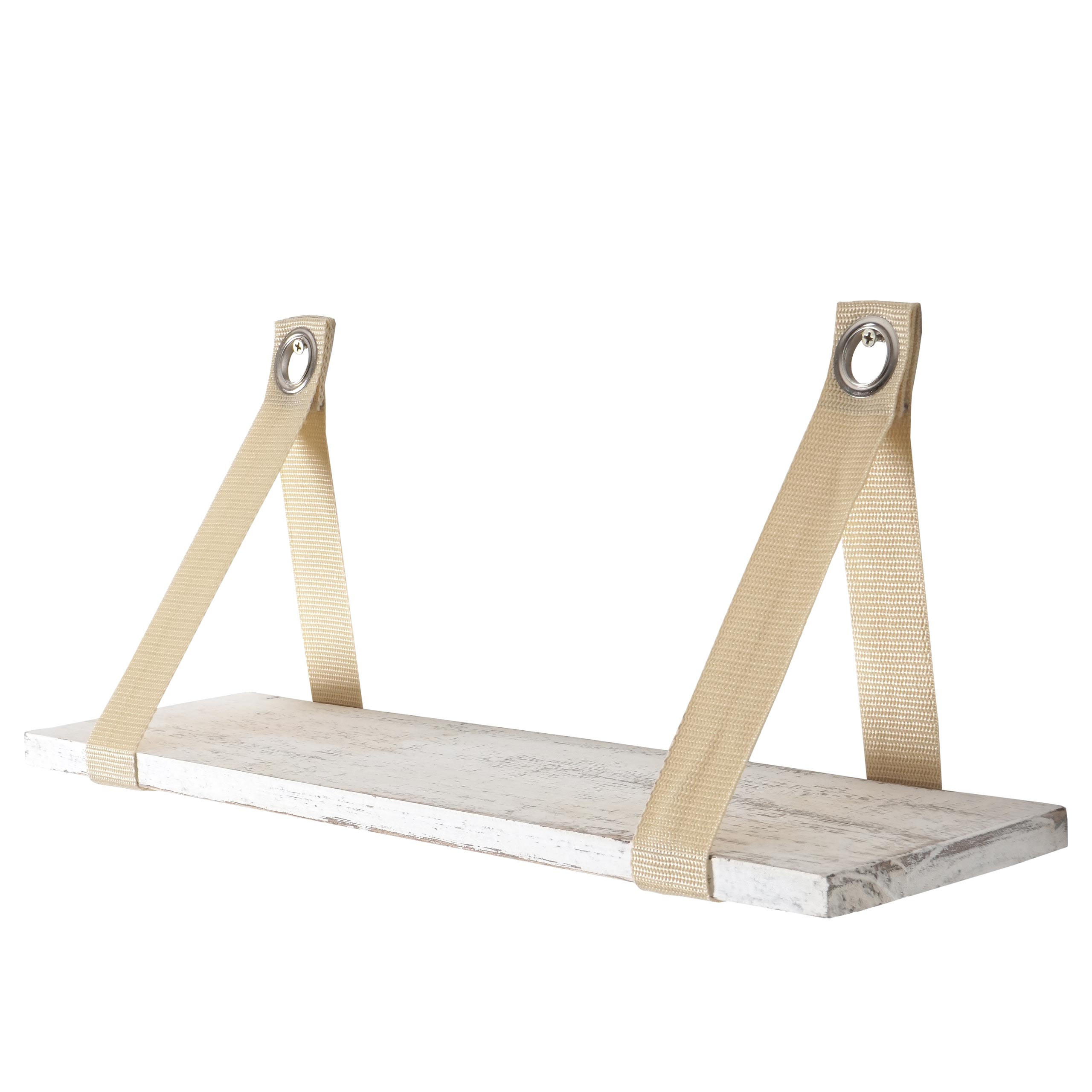 WANDREGAL VIRE Weiß - Weiß, Holz (49/20/13cm) - MCW