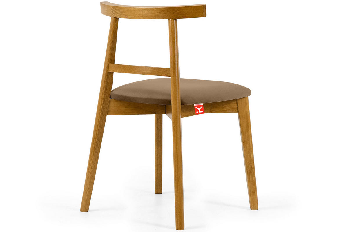 ESSTISCHSTÜHLE LILIO 2 St Vintage, Beige / hell Eiche - Hellbraun/Eichefarben, Holz/Textil (47/76/45cm) - KONSIMO®