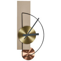 CEAS DE PERETE 31 cm metal bej Cevins - bej, metal (31/63/4cm) - Beliani