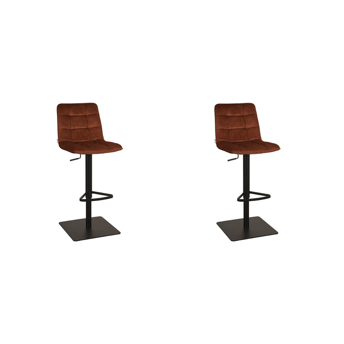 BARHOCKER Juul Braun 56/45/88 cm 2er-Set - Braun, Textil (45/88/56cm) - LABEL51