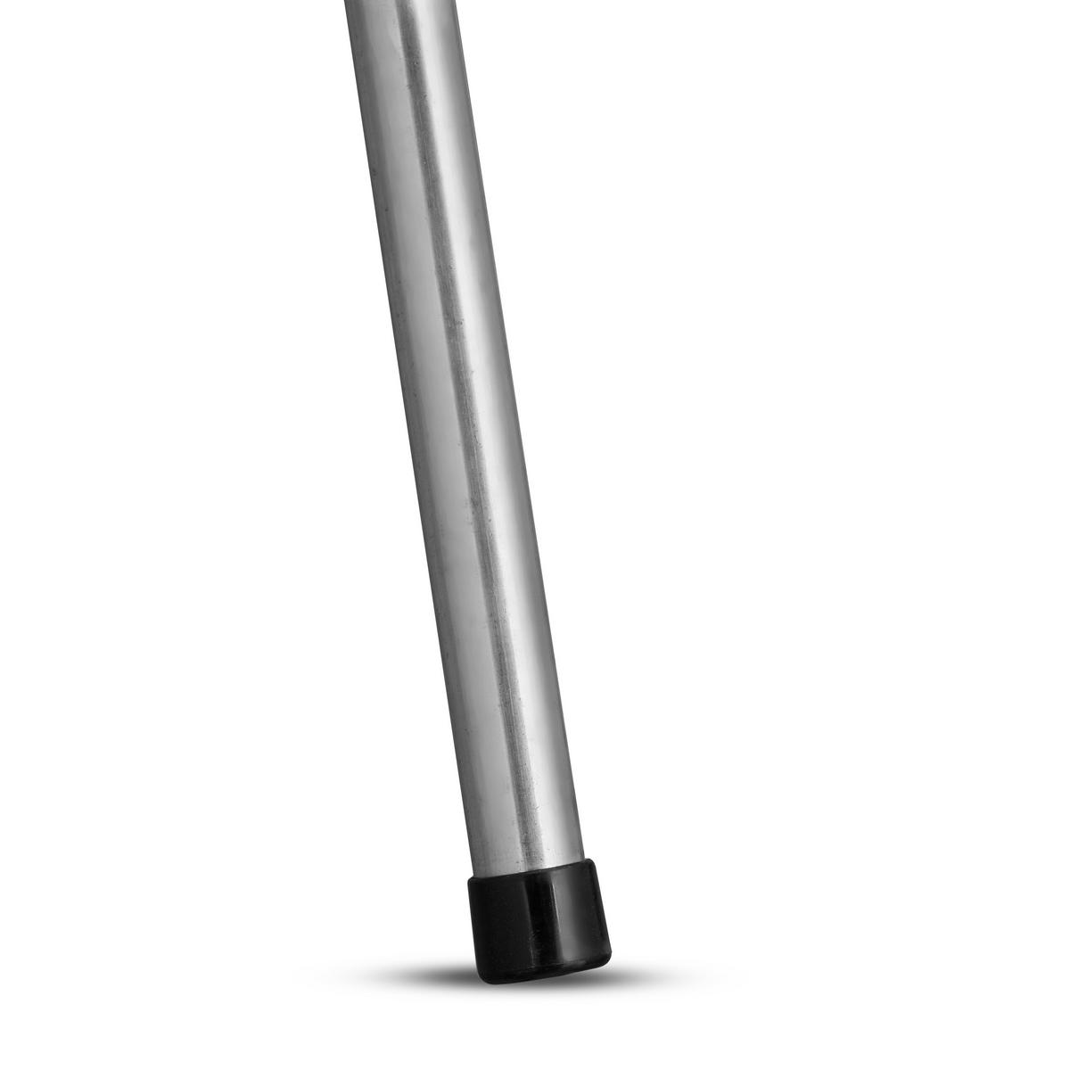 TRAMPOLIN-LEITER - Silberfarben, Metall (37/6cm) - Relaxdays