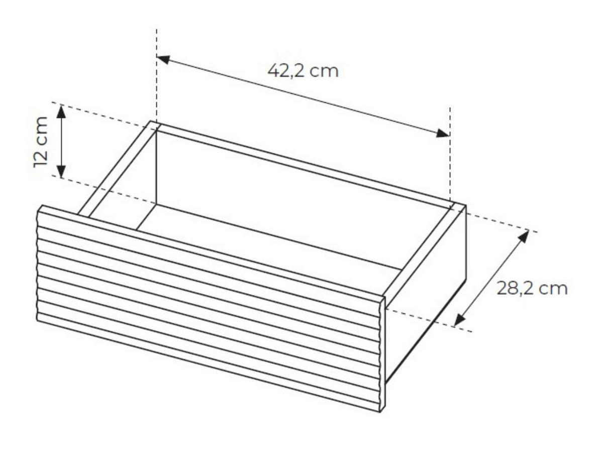SIDEBOARD DEMI Cappuccino, Kombikommode mit Schubladen und LED-Beleuchtung - Cappuccino, Holzwerkstoff (154/84/40cm) - Bettso