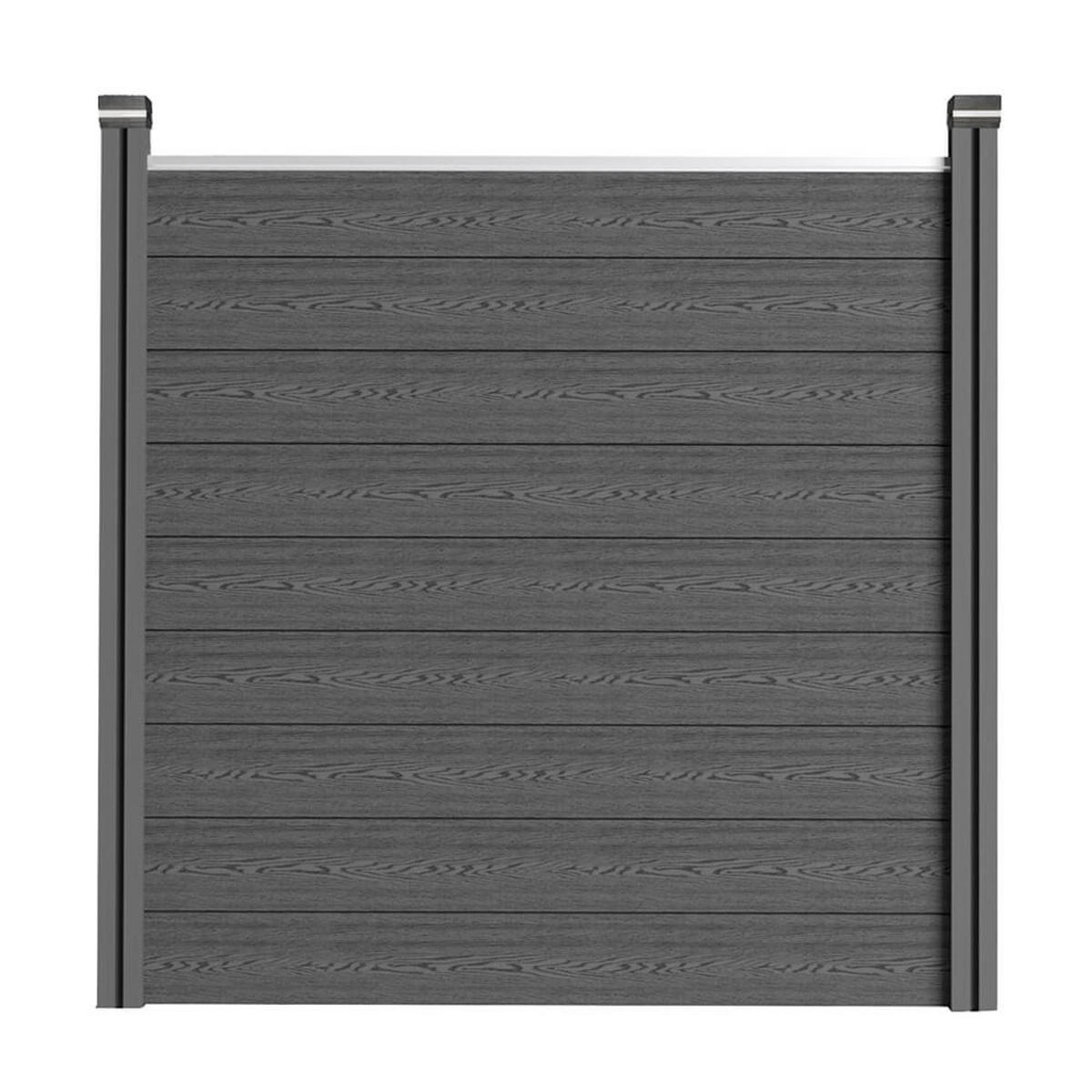 PFOSTENABDECKUNG CALLUX COVER - 3 - Schwarz, Kunststoff (11/7.6cm) - Home Deluxe