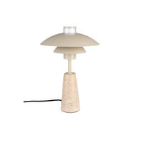 TISCHLAMPE Cole Beige - Beige, Stein (26/26/37cm) - Zuiver