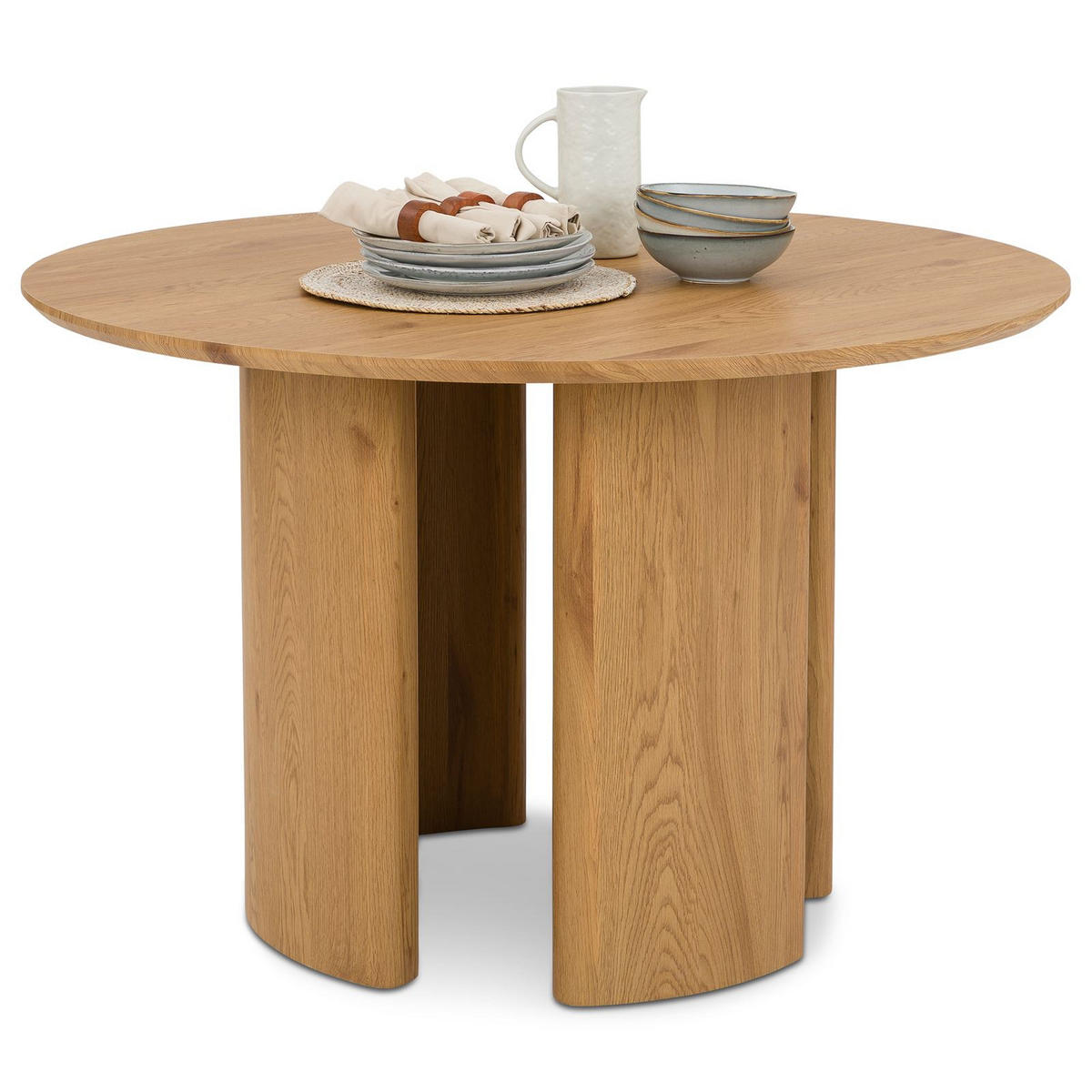 ESSTISCH ARVIKA Eiche - Eichefarben, Holzwerkstoff (120/120/76cm) - IDIMEX