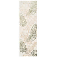 TEPPICHLÄUFER CRYSTAL hellgrün natur 80/300 cm - Hellgrün, Textil (80/300cm) - Tapiso