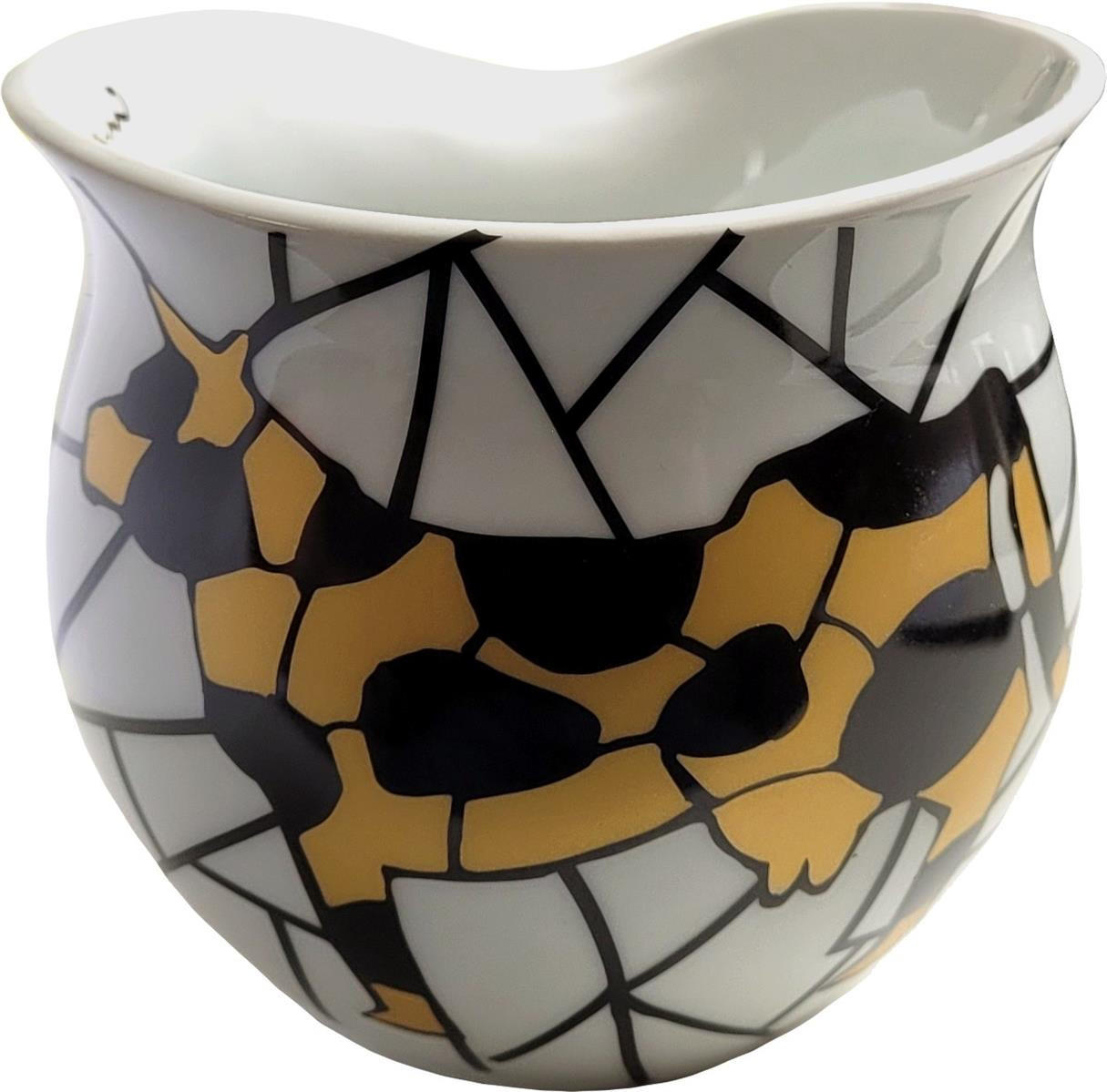 KAFFEEBECHER XXL Cow gold - Multicolor, Keramik (0.6L) - Luigi Colani Porzellan