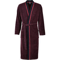 BADEMANTEL HERREN KIMONO 4839 ROT-SCHWARZ - 92 - Rot, Textil (Snull) - Cawoe