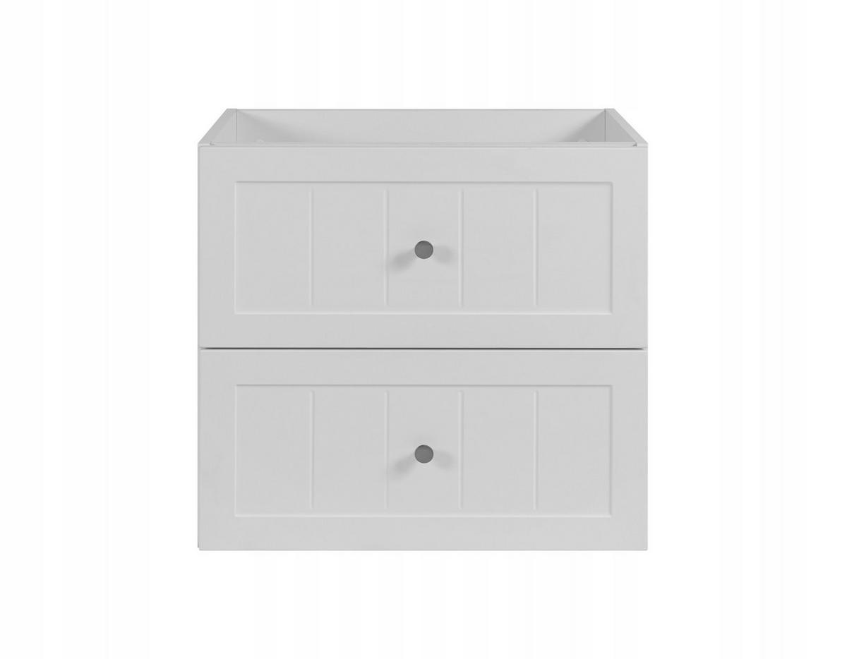 WASCHBECKUNTERSCHRANK GUSTO 120 cm mit Arbeitsplatte Farbe: Eiche Craft Mattweiß - Eichefarben/Weiß, Holzwerkstoff (120/58/46cm) - Rodan