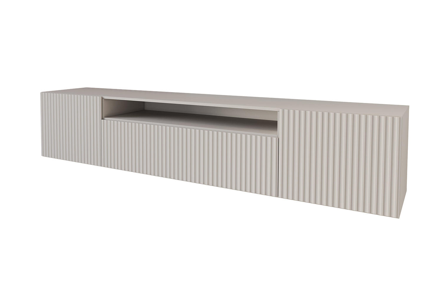 ALTDECOR NÍZKÁ komoda NOA-2-W 200 x 40 x 41 cm – kašmír