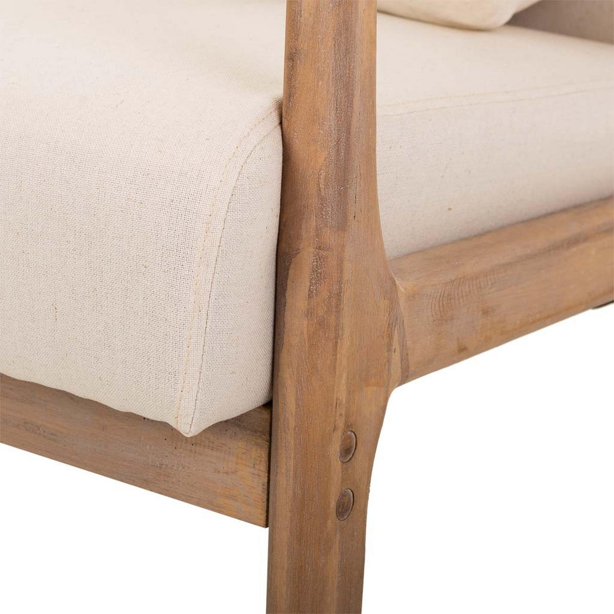 ARMLEHNSSESSEL aus Holz 66x85x74 cm - Grau, Holz (66/74/85cm) - Wanderlust