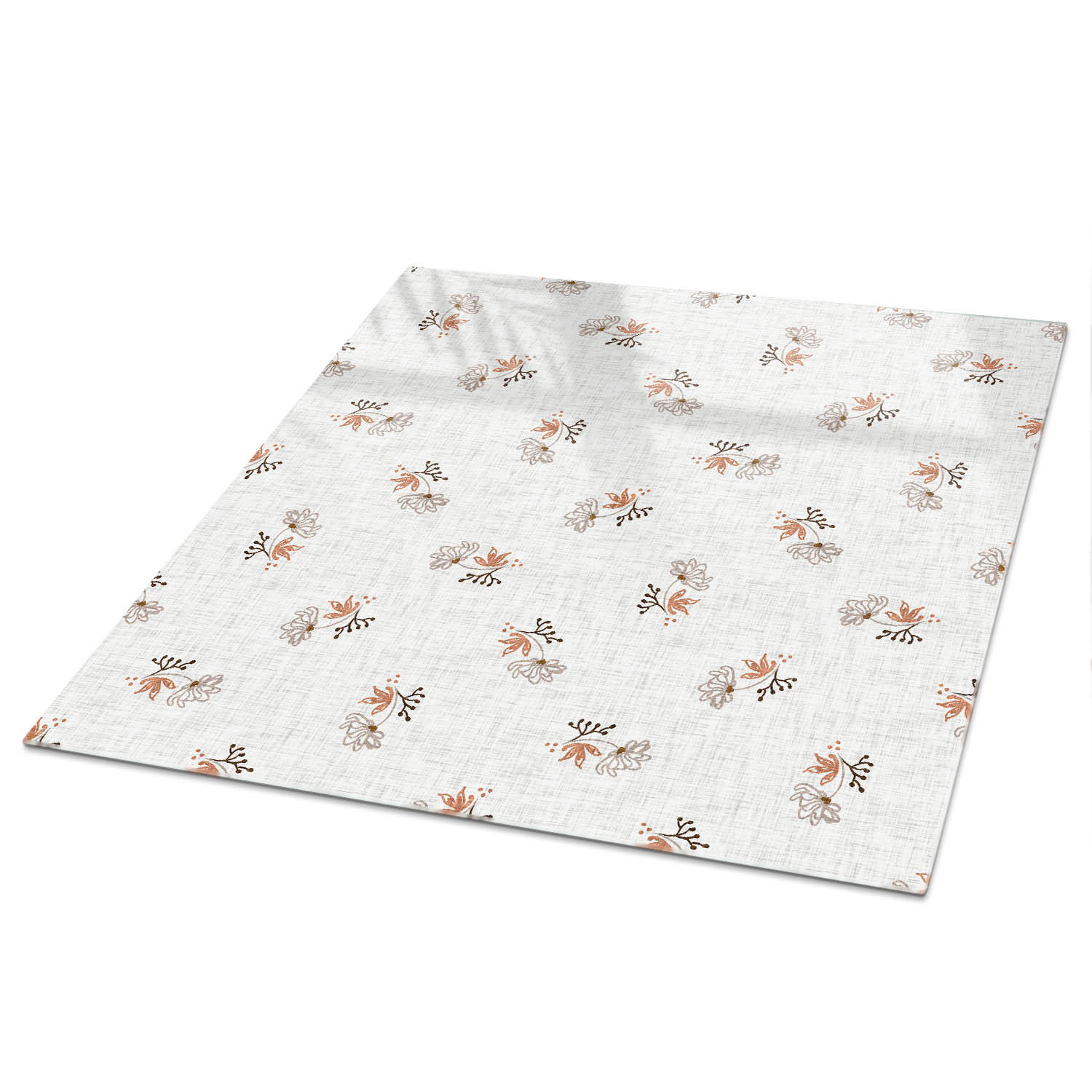 Wallfluent Tischplatte Grau 50x0.4x50 cm