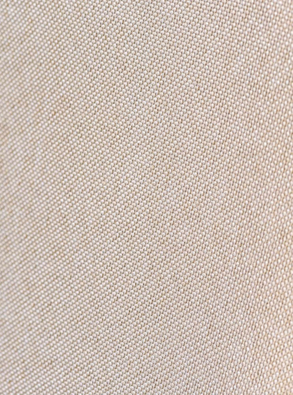 STUHL Stoff Creme - Eukalyptusholzfarben/Creme, Holz/Textil (62/76/52cm) - CLP
