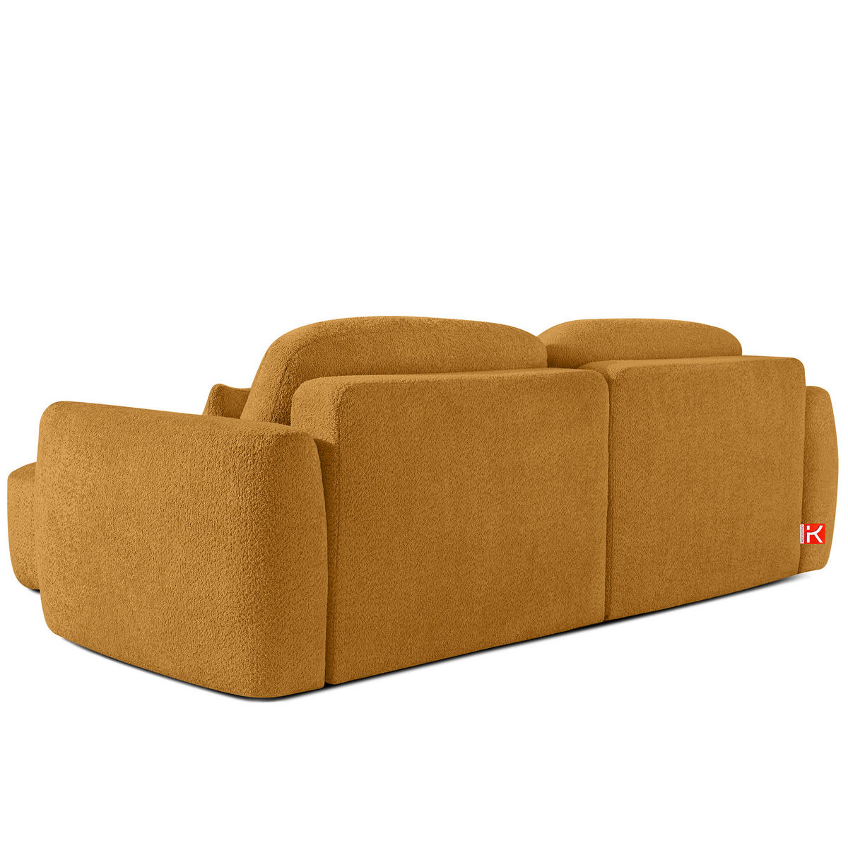 ECKSOFA links ELOSA - Honig, Holz/Textil (245/165cm) - KONSIMO®