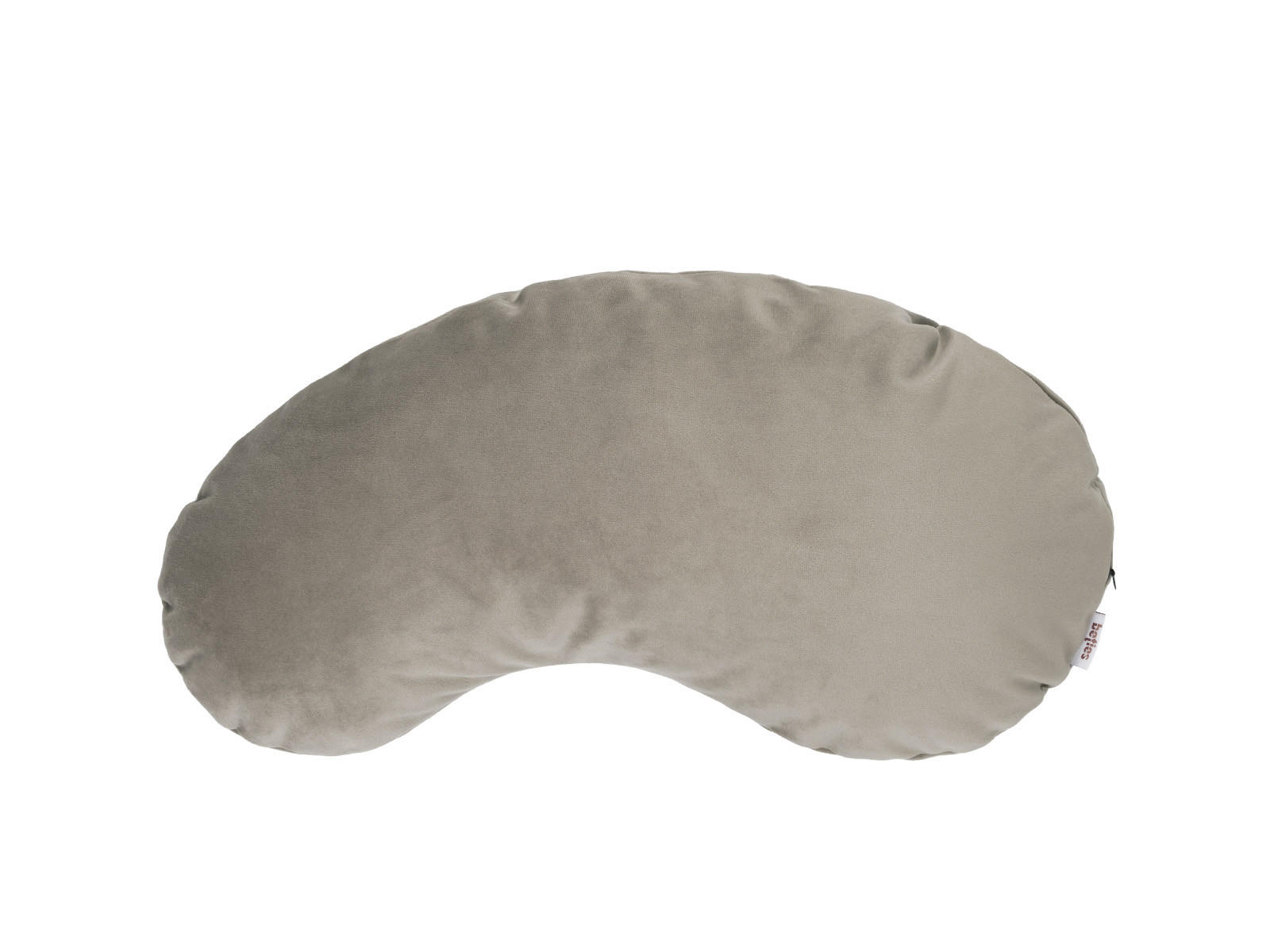 KISSEN-BOHNE Samt&Sonders taupe 45/25 cm - Taupe, Textil (25/45cm) - beties Heimtextil