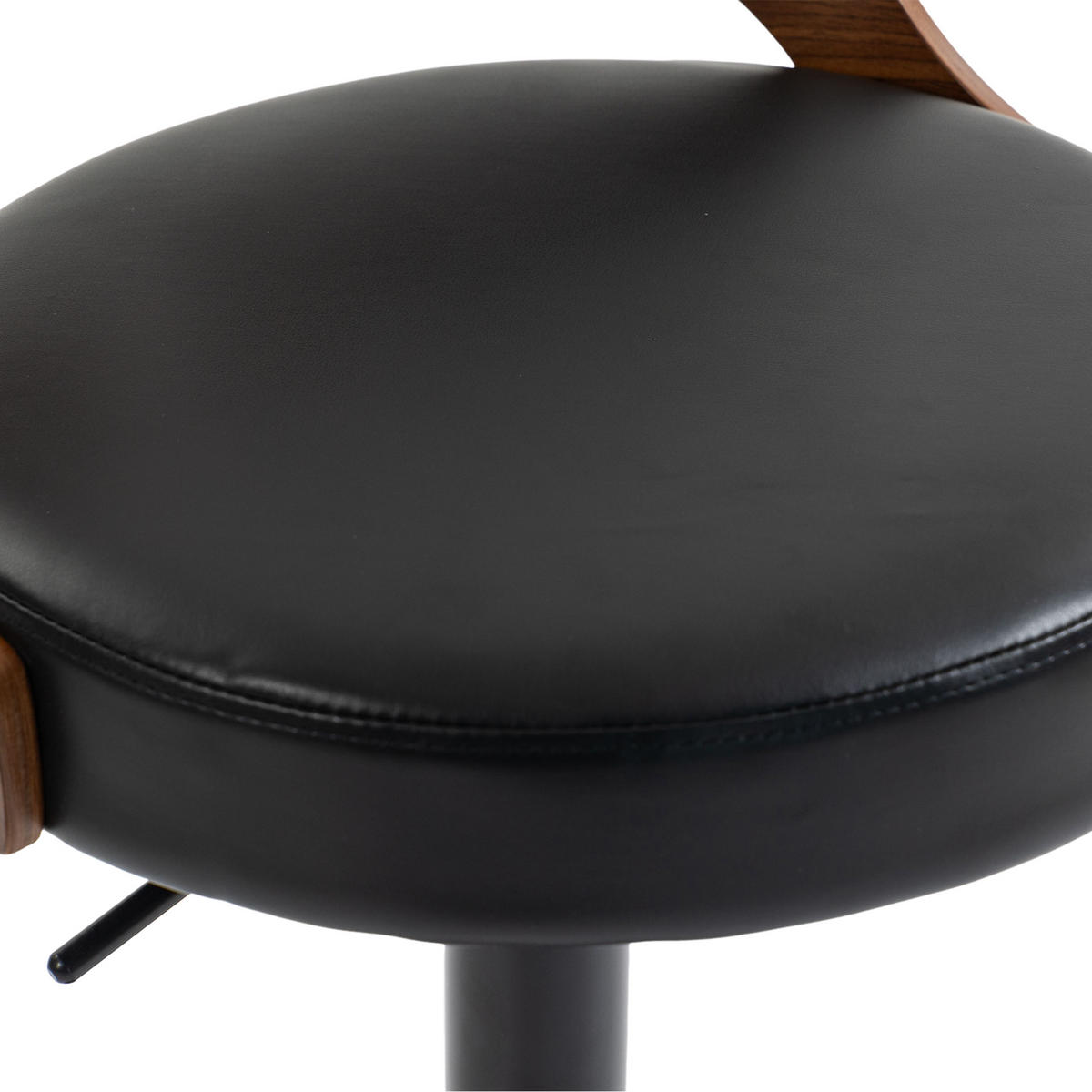 BARHOCKER DE-36283 2er-Set höhenverstellbar Schwarz - Schwarz, Metall (42/77/42.5cm) - ComfortXL