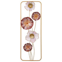 WANDDEKO-OBJEKT aus Metall, 31x90x5cm - Multicolor, Metall (31.1/5.1/89.5cm) - Wanderlust