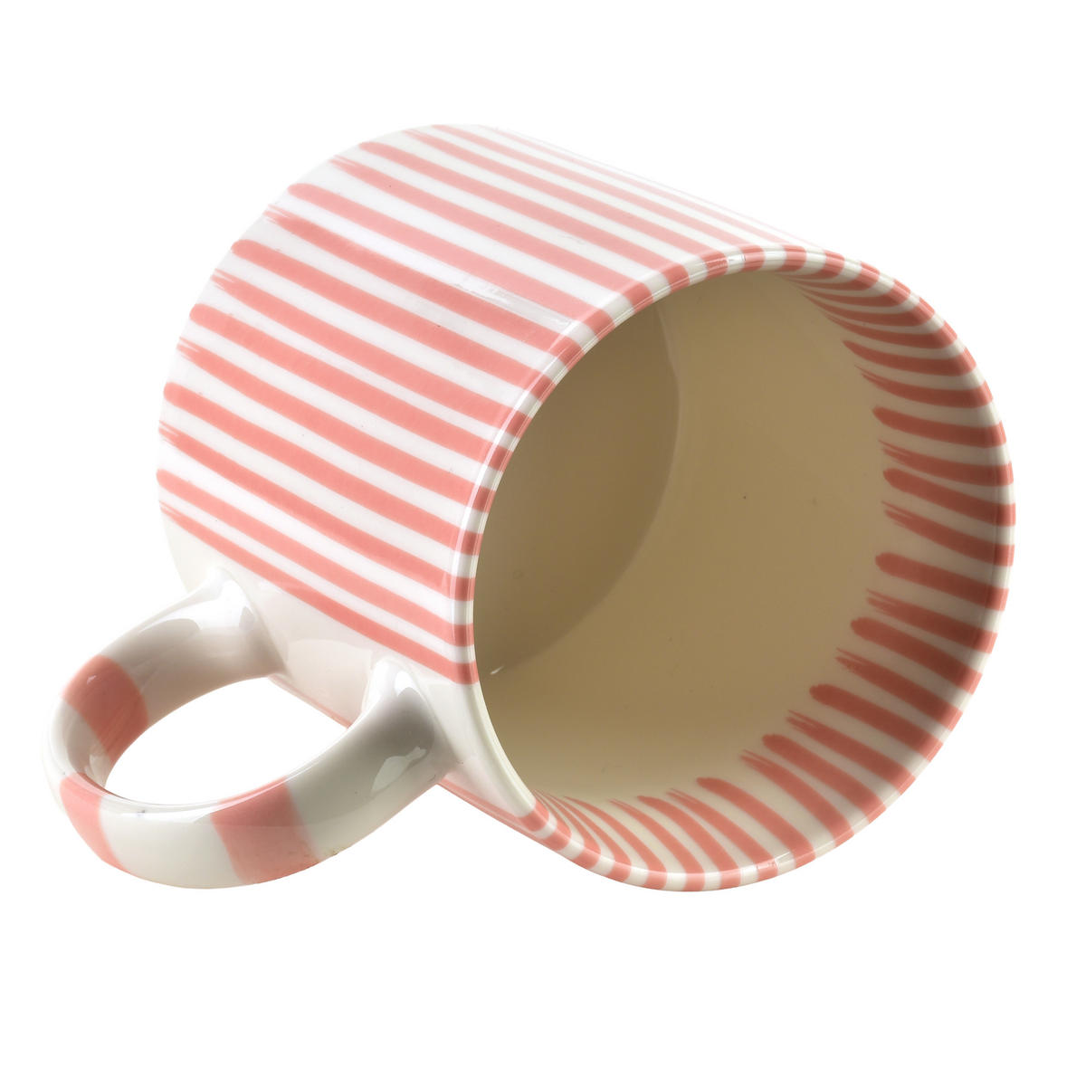 BECHER Ronnie rosa 9/13/9 cm Porzellan - Rosa, Keramik (0.38L) - Mondex