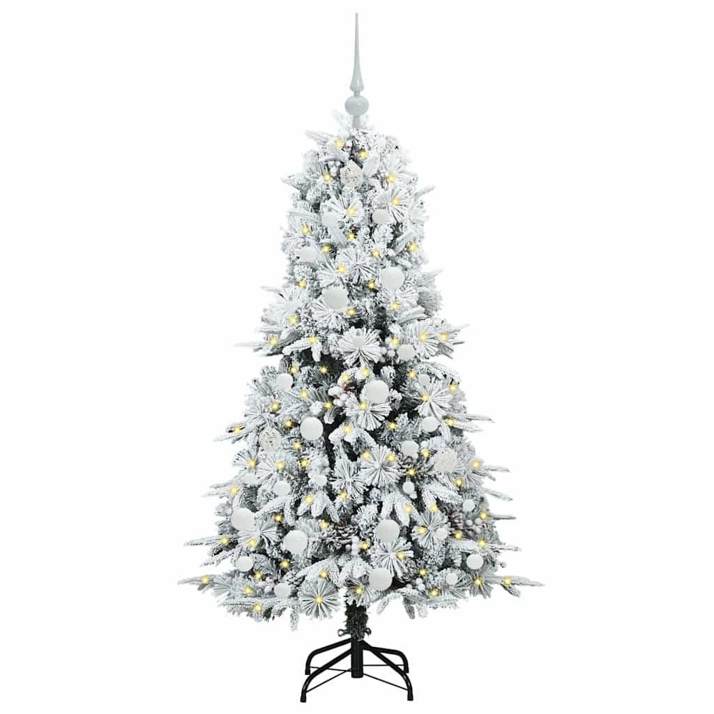 vidaXL Weihnachtsbaum Weiß 150 cm