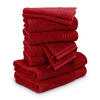 HANDTUCHSET NEW CLASSIC 10-TLG - Rot, Textil (50/100cm) - MÖVE