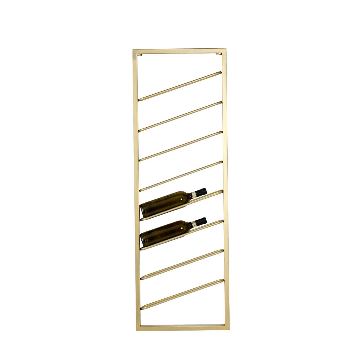 WEINREGAL Amore Gold 40/7/120 cm - Goldfarben, Metall (7/120/40cm) - Light & Living