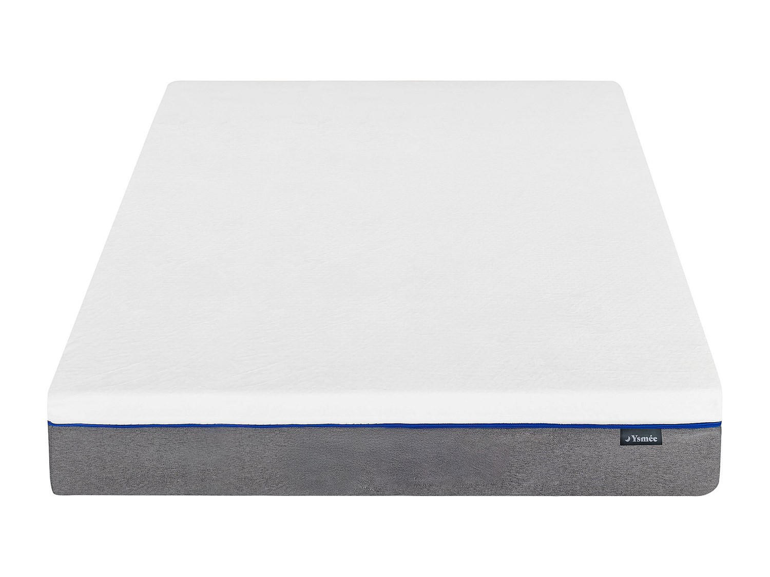 STANDARDMATRATZE - 2 Personen - stoff - weiß Poseidon - Weiß, Textil (140/200cm) - Vente-Unique