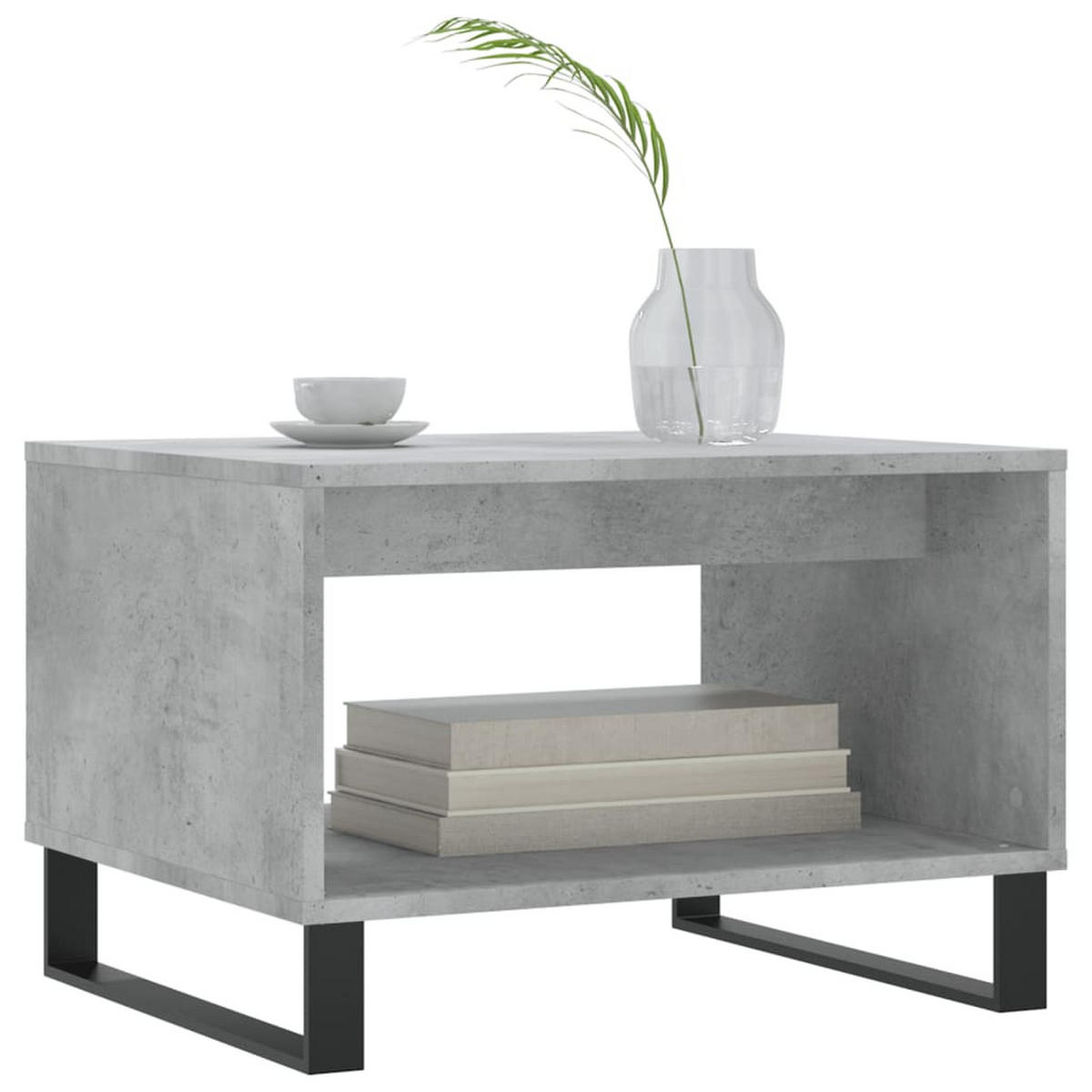 COUCHTISCH Betongrau 60x50x40 cm Holzwerkstoff - Grau, Holzwerkstoff (50/60/40cm) - furnicato