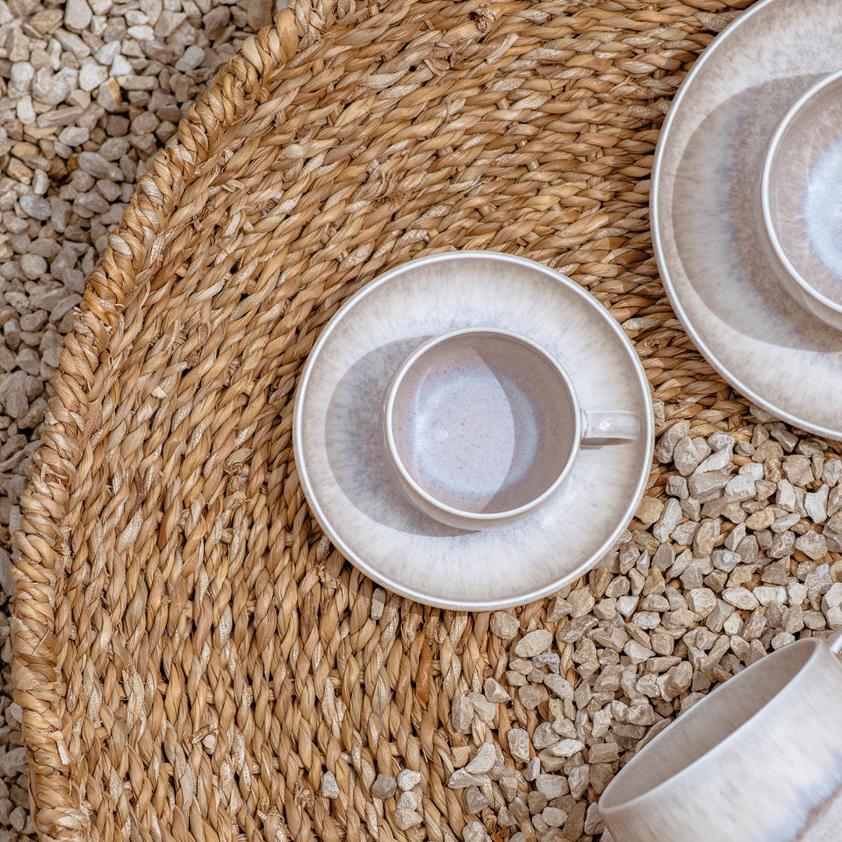 ESPRESSOTASSEN MIT UNTERTASSEN Perlemor Sand beige 60 ml 6er Set - Beige, Keramik (12/7/12cm) - like.Villeroy & Boch
