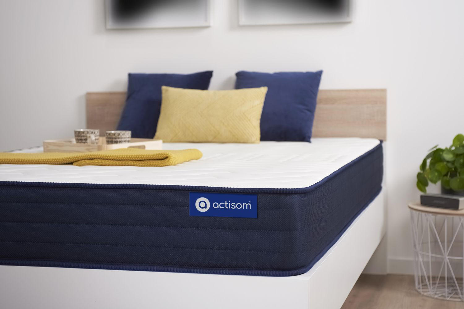MATRATZE Actilatex life Latex und Memory-Schaum 120 x 200 cm h4 - Weiß, Textil (120/200cm) - ACTISOM