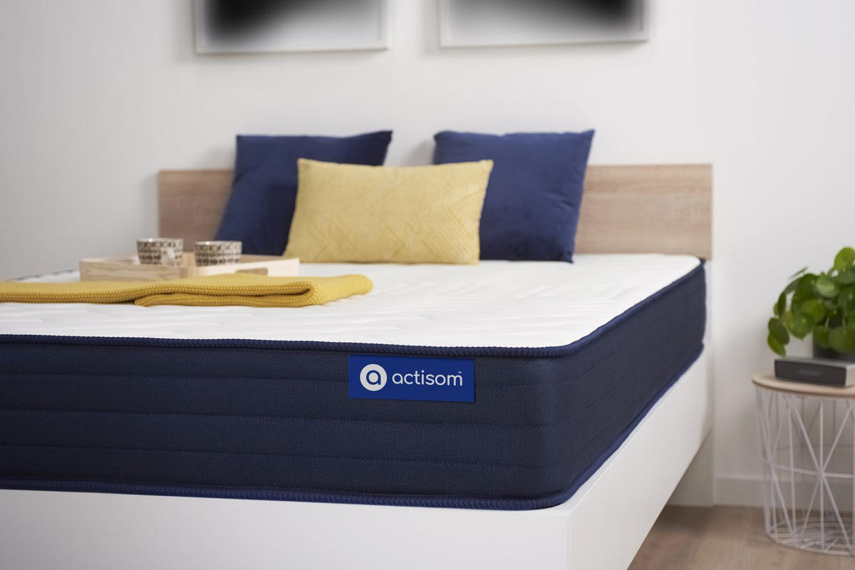 MATRATZE Actilatex life Latex und Memory-Schaum 120 x 190 cm h4 - Weiß, Textil (120/190cm) - ACTISOM