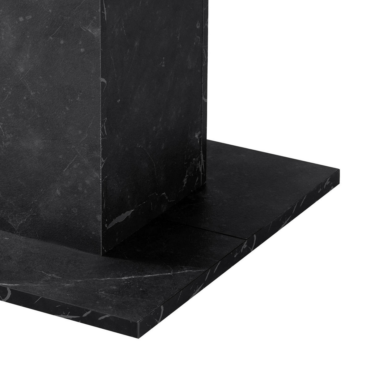 ESSTISCH WIM 100-140/100/74 cm - Anthrazit/Schwarz, Holzwerkstoff (100/100/74cm) - B&D Home