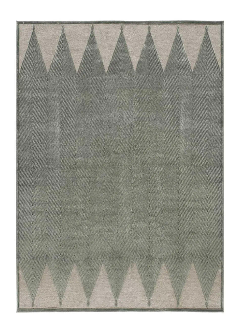 Atticgo Kurzflorteppich Grau 160x230 cm