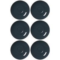 ESPRESSOUNTERTASSEN Doppio Anthrazit ø 12 cm 6er Set - Anthrazit, Keramik (12cm) - Ritzenhoff Breker