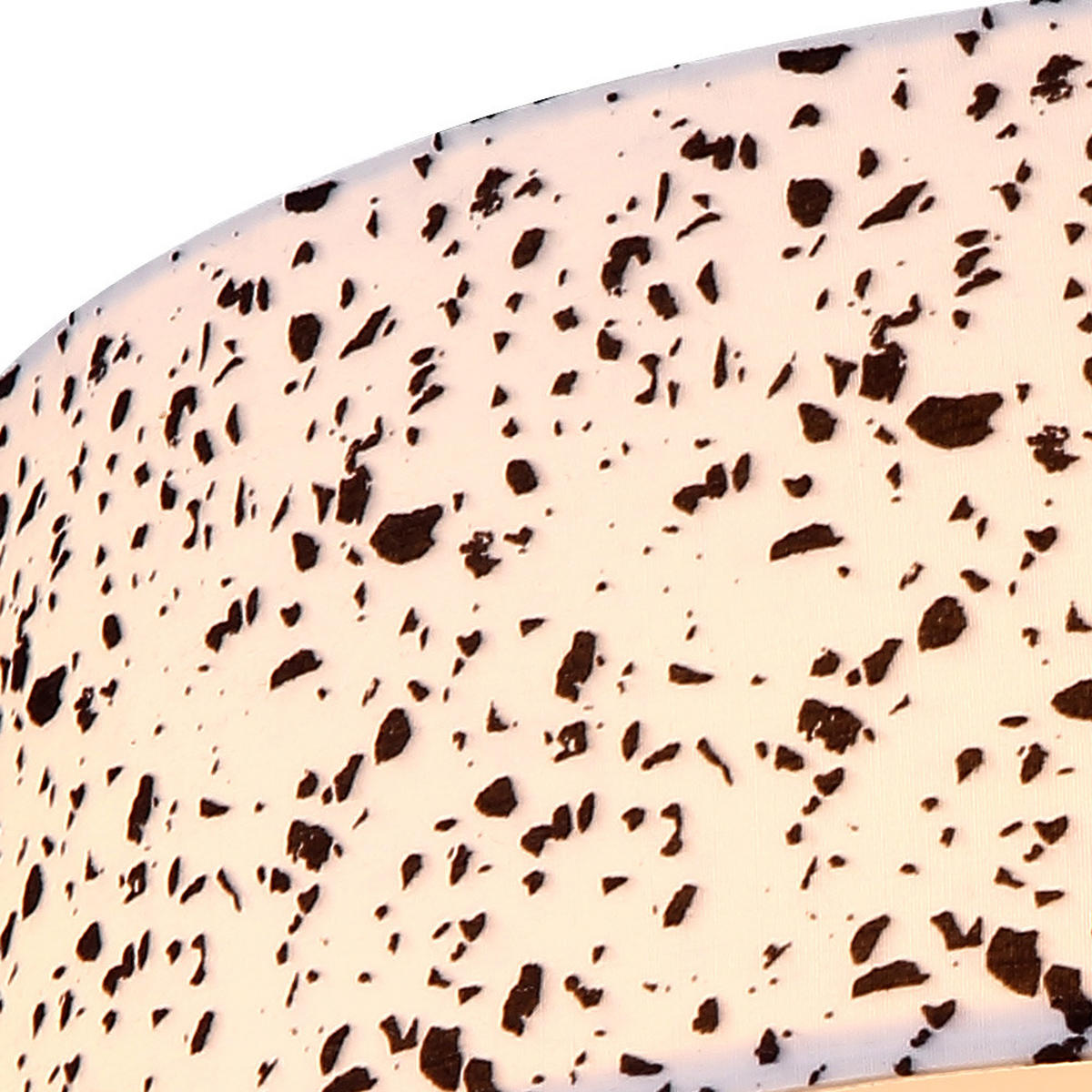 DECKENLEUCHTE VARIOS Weiß Terrazzo-Mosaik Optik - Weiß, Metall (38/38/10cm) - Globo Lighting