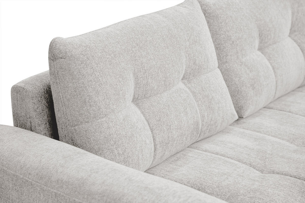 SOFA SALVINI 2,5-Sitzer, ecru - Ecru, Holz/Textil (206/88/99cm) - Courtois Laville