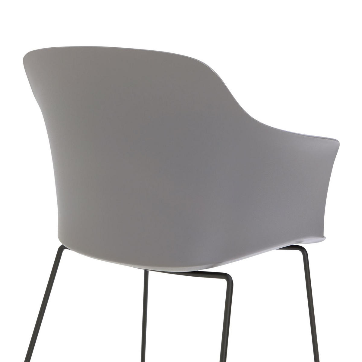 GARTENSTÜHLE FORO 4ER-SET - Grau, Textil (58/82/52cm) - IDIMEX