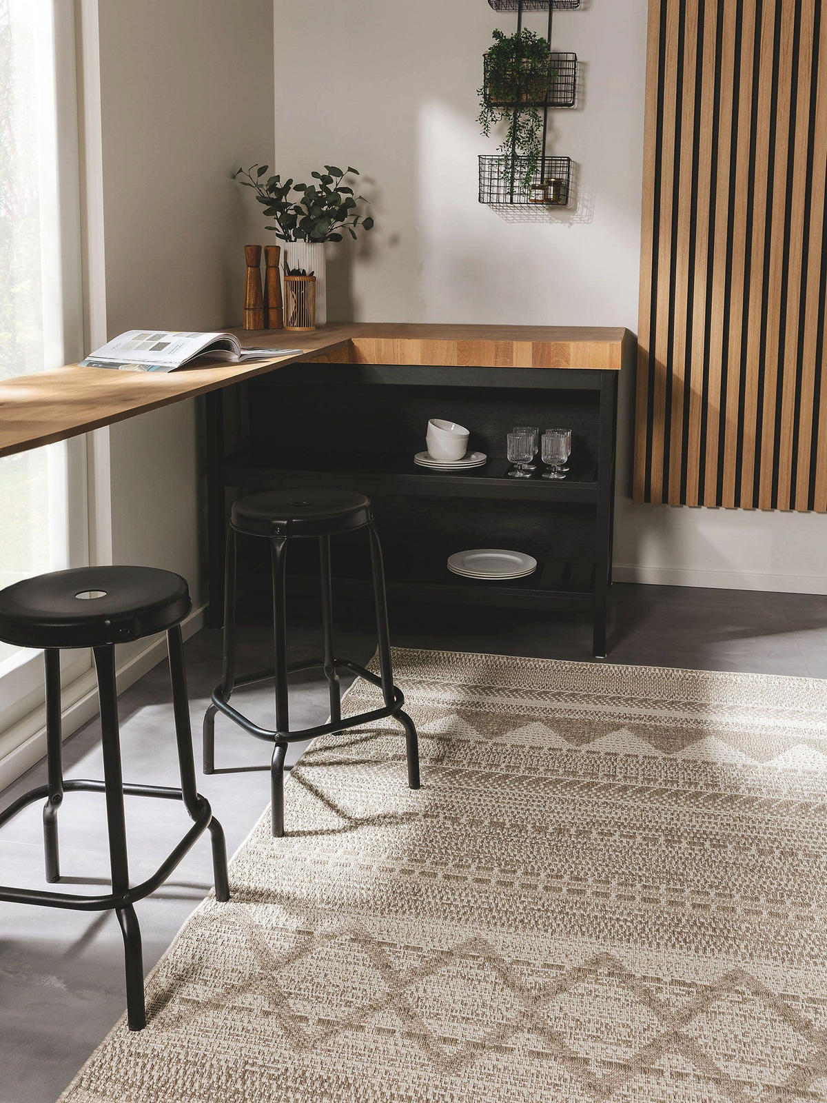 OUTDOORTEPPICH Naoto Taupe 160x230 cm - Taupe, Textil (160/230cm) - benuta Nest