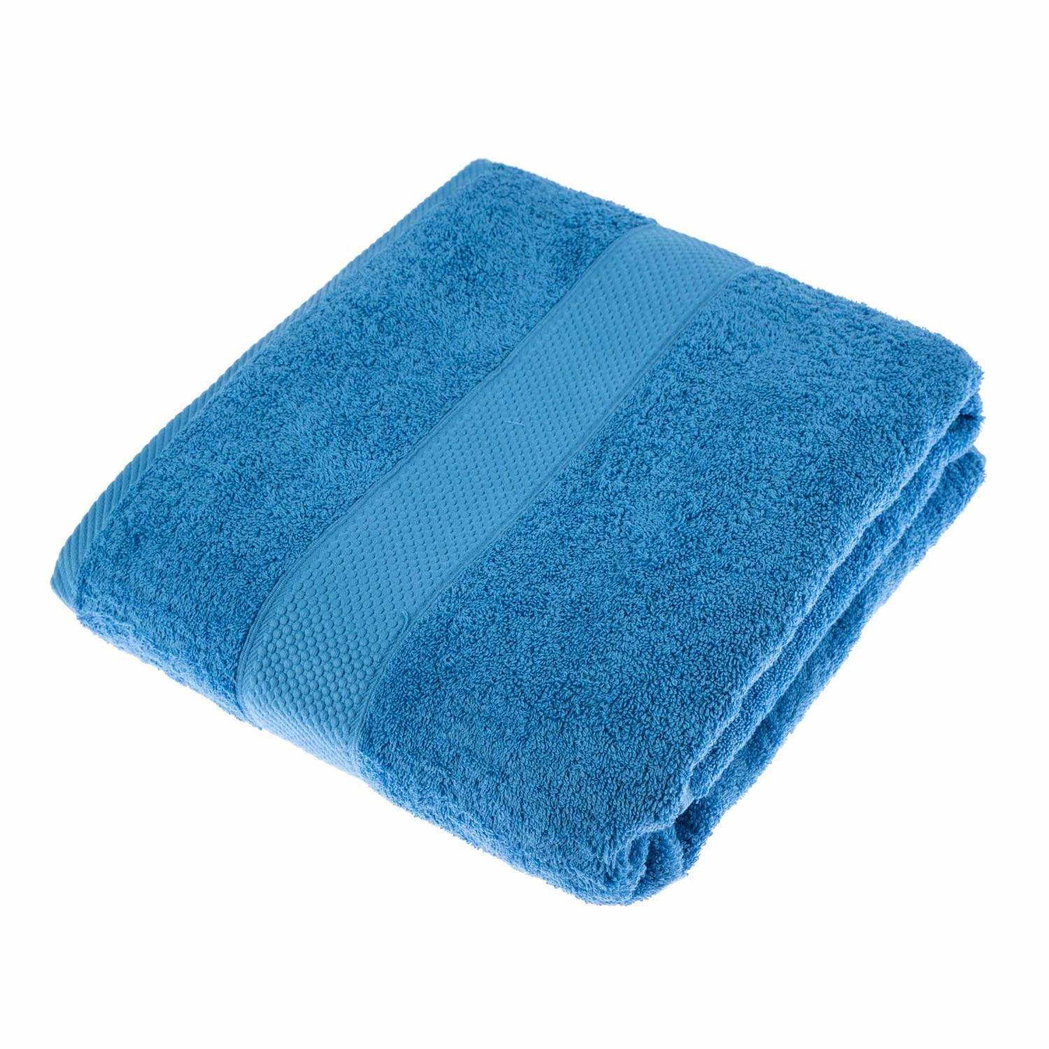 SAUNATUCH Essential blau 100/180 cm - Blaugrau, Textil (100/180cm) - Homescapes