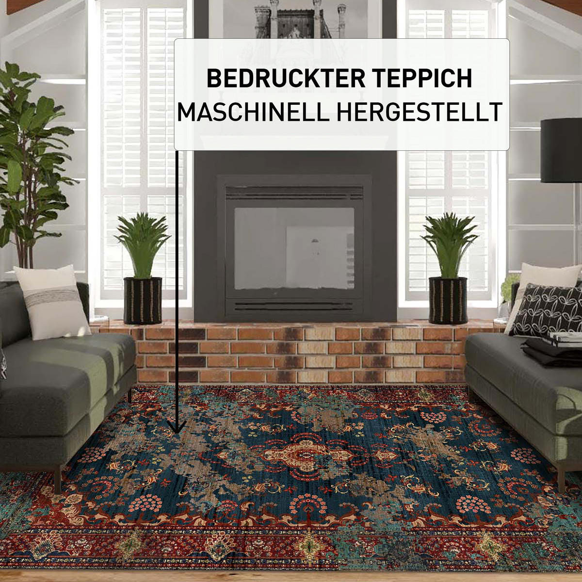 TEPPICH Kinevart 80x150 cm - Multicolor, Textil (80/150cm) - Bamyum