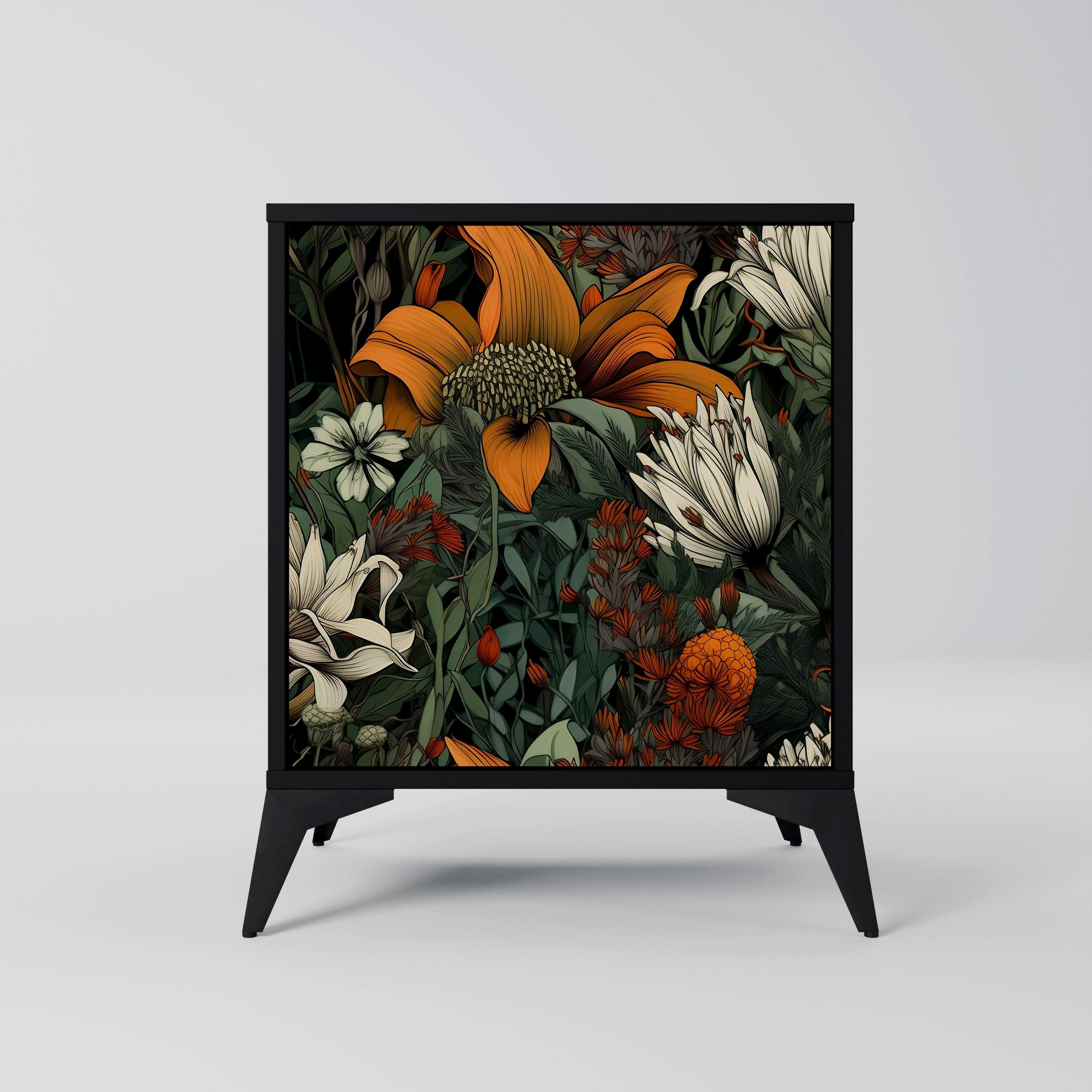 SpaceRebels Sideboard Schwarz 57.5x70.5x42 cm