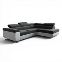 ECKSOFA Jade Mit Schlaffunktion - Grau, Holzwerkstoff/Textil (275/202cm) - Fun Möbel