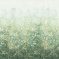 FOTOTAPETE Blumen 318 x 280 cm - Grün, Papier (318/280cm) - Sanders & Sanders
