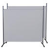 PARAVENT 2 Stück 1-tlg. 180x178 cm Weiß - Weiß, Metall (180/180cm) - QUICK STAR