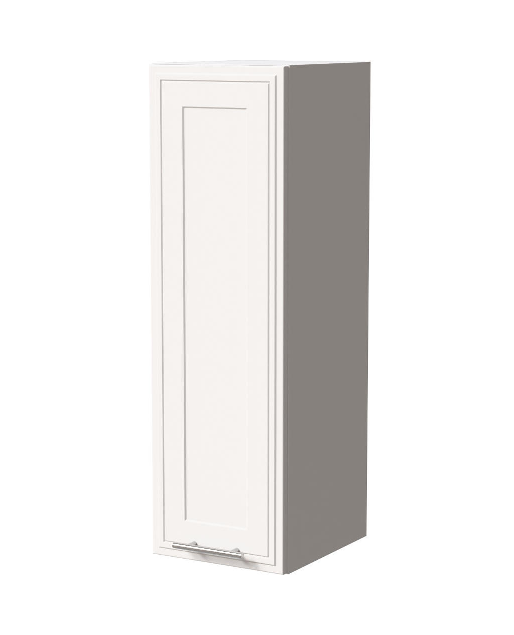 HÄNGESCHRANK Salo W4/30 Weiß / Weiß Matt 30 / 32,5 / 96cm - Weiß, Holz/Holzwerkstoff (30/96/32.5cm) - Feldmann-Wohnen