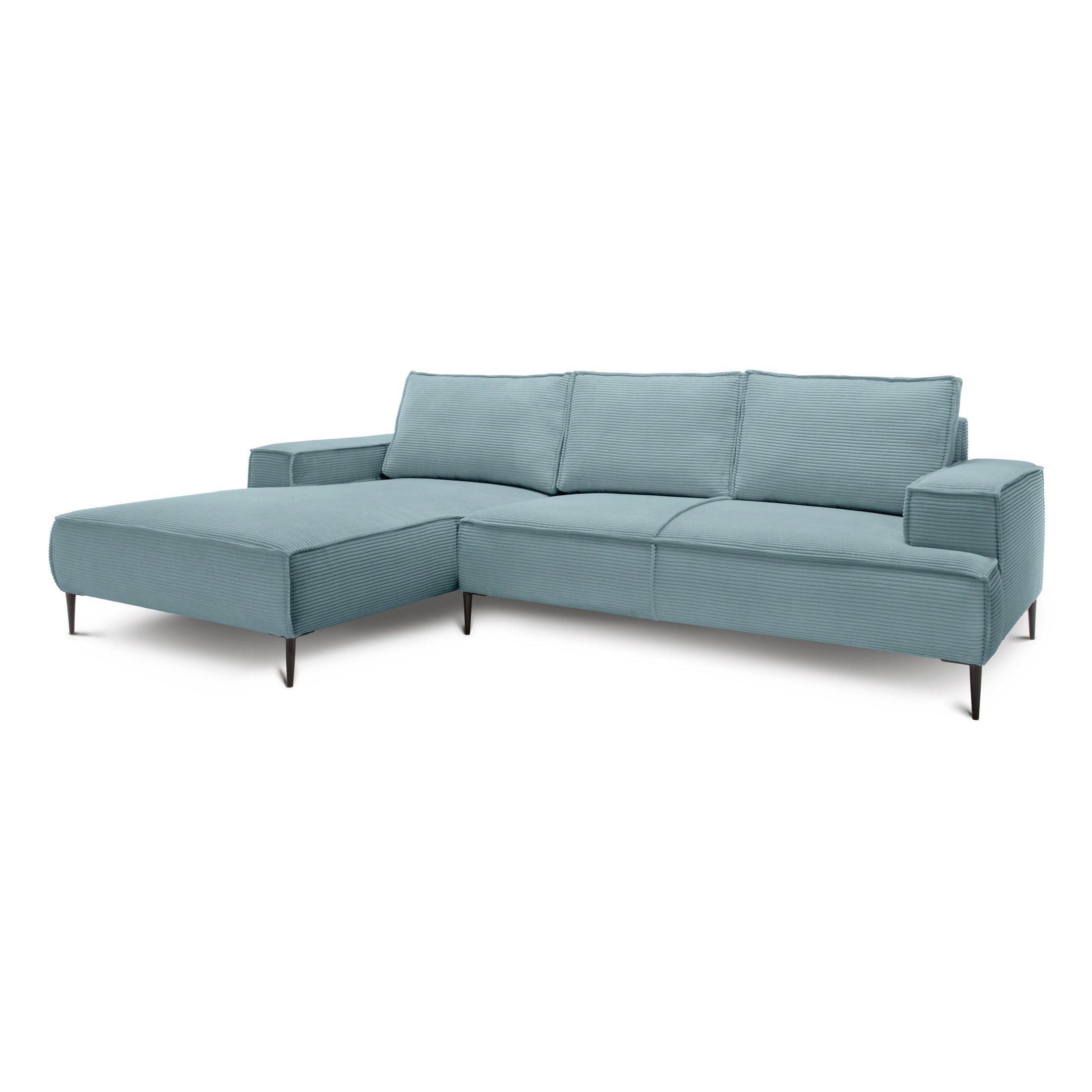 Pillovely Ecksofa Mintgrün 275x44x173 cm